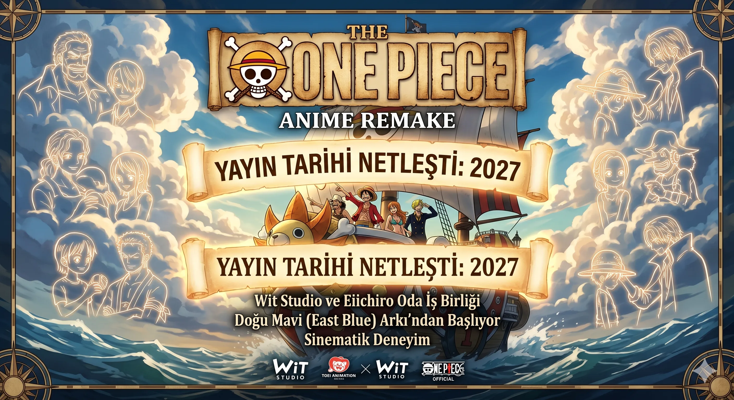 Wit Studio’nun One Piece remake’i için 2027 hedefi: Neden acele edilmiyor? - Çizgi Rehberi