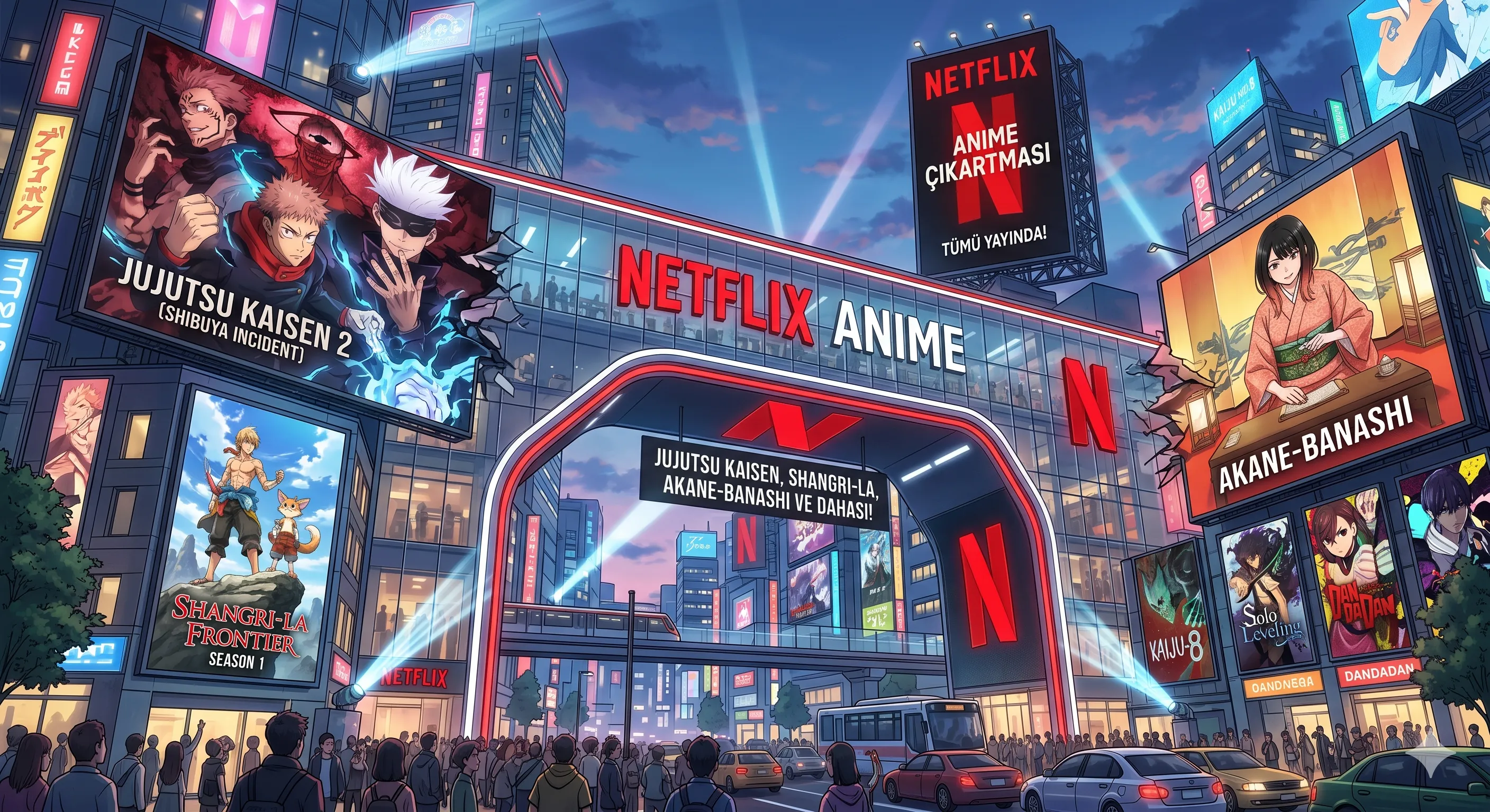 Netflix anime rafları genişliyor: Jujutsu Kaisen ve Shangri-La Frontier neden öne çıkıyor? - Çizgi Rehberi